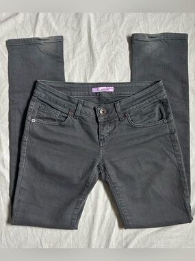 vintage Italian grey denim skinny jeans